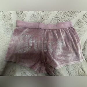 Size Medium Juicy Couture Shorts & Size Medium Victoria Secret Thong! Brand new